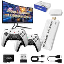 Videogame Stick M15 Pro 4k 64gb Hdmi Com 2 Controles Sem Fio + 2000 Jogos