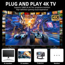 Videogame Stick M15 Pro 4k 64gb Hdmi Com 2 Controles Sem Fio + 2000 Jogos